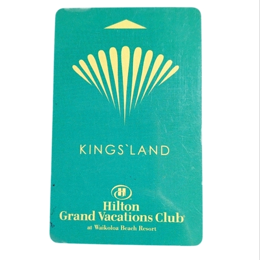 Hilton Grand Vacations Club Hawaii Key Card Hotel Room Key Kings Island